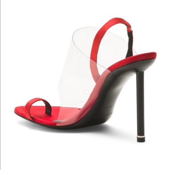 ✨Most sexy✨ALEXANDER WANG RED KAIA HEELED SANDALS - Picture 15 of 16
